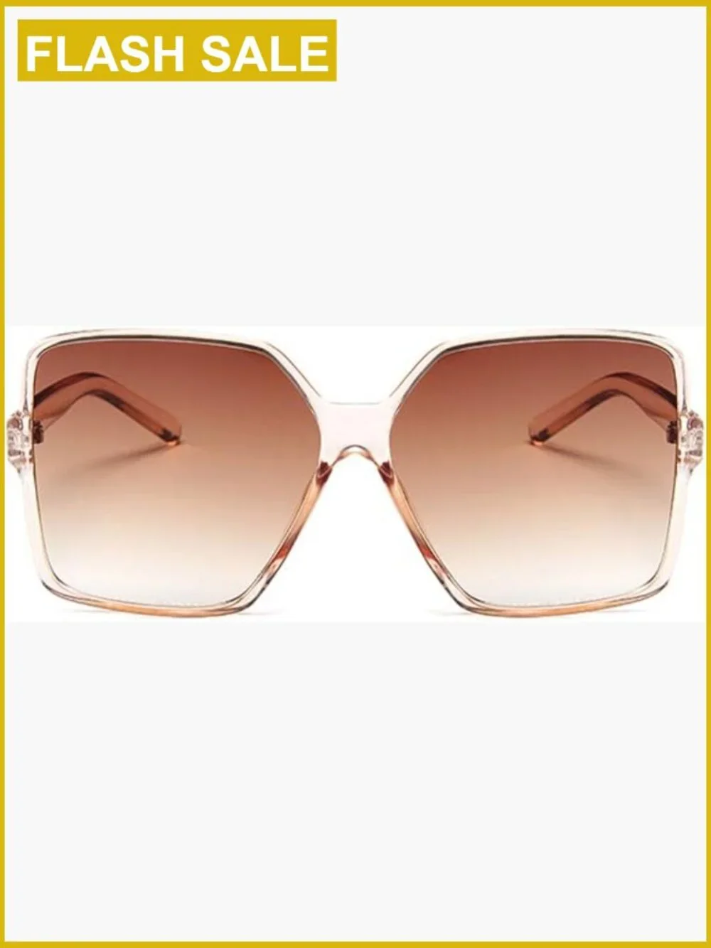 Oversized Square Sunglasses UV Protection Unisex Y2K Trendy
